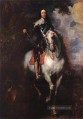Equestrian Porträt von CharlesI König von England Barock Hofmaler Anthony van Dyck